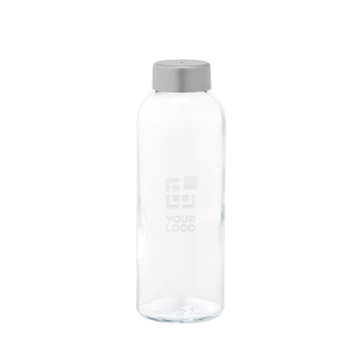 European-made glass bottle with leakproof cap 500 ml