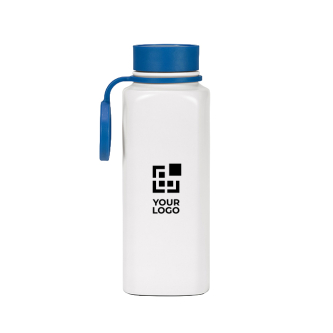 Recycled stainless steel bottle with 360° push-button lid 750 ml
