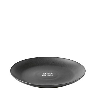 Ceramic dinner plate with matte finish made in Europe
