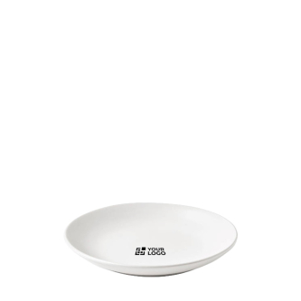 Ceramic dessert plate with a matte finish made in Europe