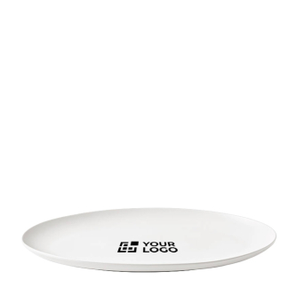 Matte ceramic tray for serving food, made in Europe