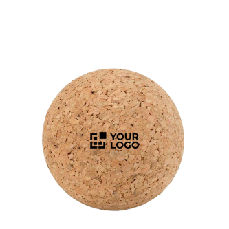 Compact cork ball to relieve muscle tension points