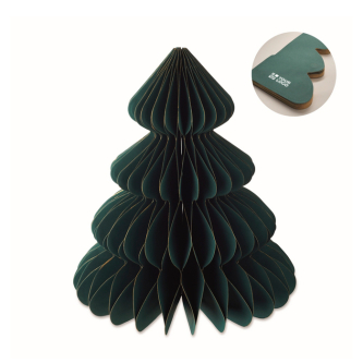 Foldable paper ornament, Christmas tree shape