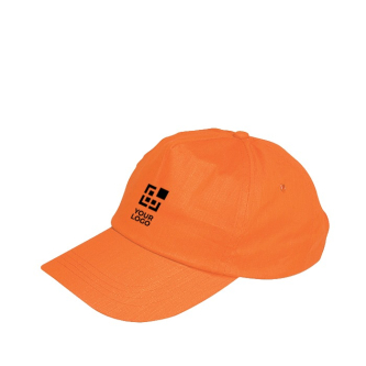 Cap with 5 panels and closure for promotions