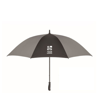 Reflective pongee umbrella with manual opening and handle 30''