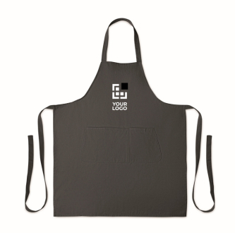 Apron, adjustable neck, front pockets, 240 g/m2