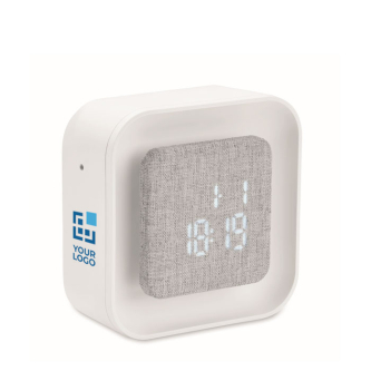 Square ABS alarm clock with adjustable ambient light