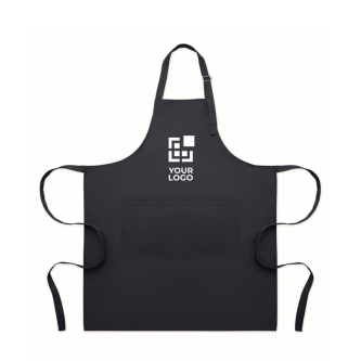 Adjustable long polycotton apron 240 g/m²