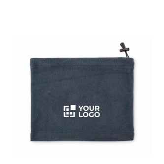 Adjustable fleece neck warmer, one size