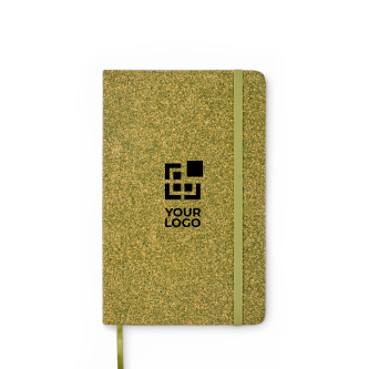 Hardcover notebook, recycled materials, A5, ruled pages
