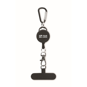 Retractable holder, phone or ID card