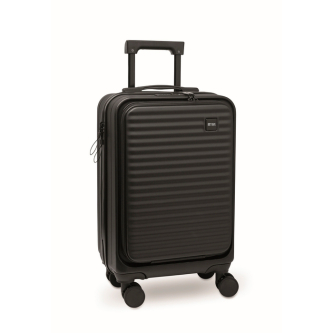 Hard-shell trolley, compartments for documents and laptop, 20''
