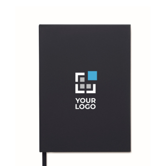 Notebook with perpetual daily planner, matching bookmark, A5