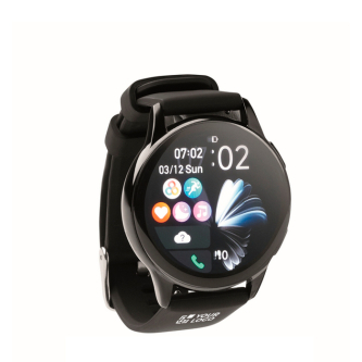 Waterproof wireless smartwatch, silicone strap