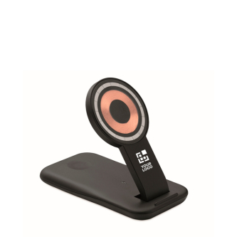 3-in-1 charging base, mobile stand, Apple® compatible