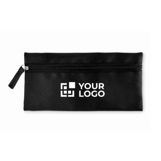 300D RPET polyester zip pouch