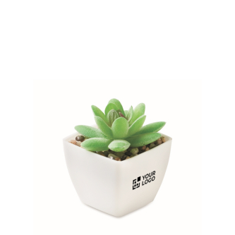 Mini artificial PP plant in decorative succulent style