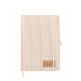 Notebook with RPET polyester cover and 192 pages A5