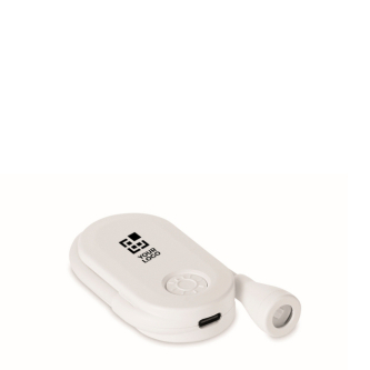 Rechargeable plastic LED reading light with clip and 3 modes