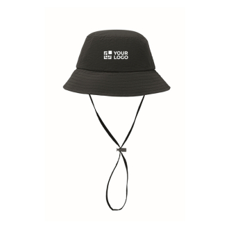 Foldable waterproof nylon bucket hat UPF50+