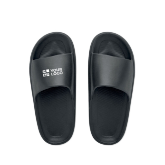 Unisex plastic flip-flops for beach and events