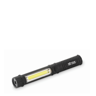 LED work light with magnetic base and clip
