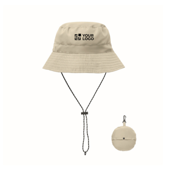 Water-repellent polyester bucket hat 64 g/m²