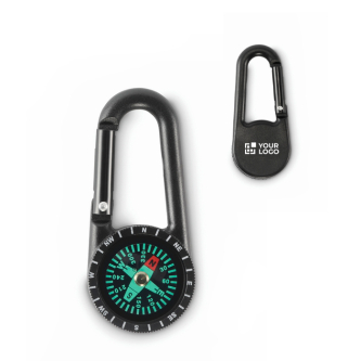 ABS compass with carabiner for outdoor activities
