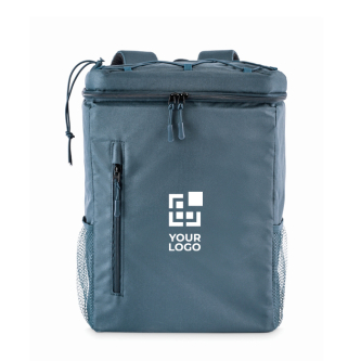 Polyester cooler backpack with 9L capacity