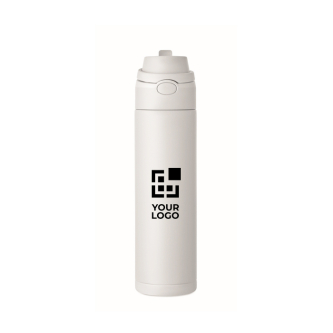 Drip-proof double-wall recycled stainless steel bottle 500 ml
