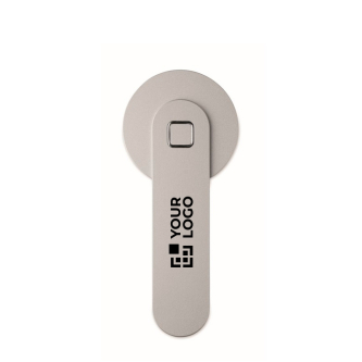 Aluminium magnetic phone holder with metal ring