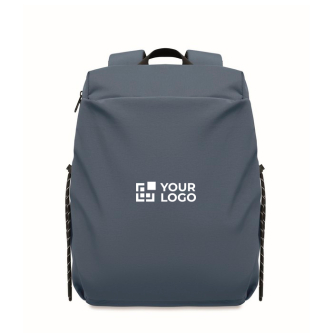 Water-repellent nylon laptop backpack compatible with 16"
