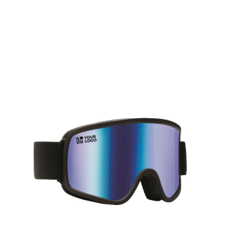 Ski goggles with mirrored lens, UV400 protection and scratch-resistant finish