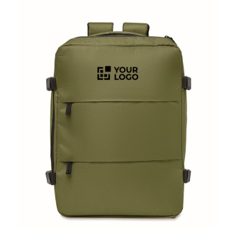 Expandable cabin backpack in RPET 600D with multiple pockets 20 L