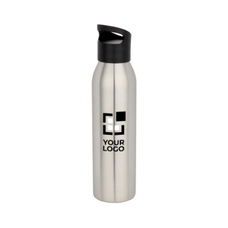 Recycled stainless steel bottle, single wall, 650ml