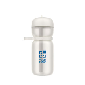 Sports bottle, flip lid, straw, 600ml, Mepal