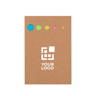 Wooden bookmark, small and large sticky notes