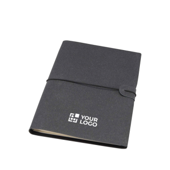 Refillable notebook, recycled plastic cover, two A5 inserts