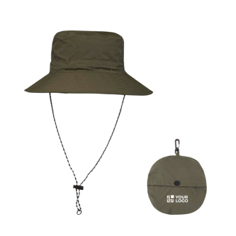 Nylon bucket hat, foldable design, 100 g/m2