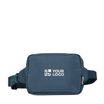 Travel shoulder bag, recycled polyester, main compartment, 1L