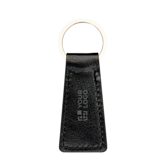 Elegant recycled plastic keyring, for keys or bags