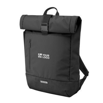 Urban roll-top backpack with compartments Moleskine Metro 15''