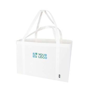 Extra-large recycled polyester tote bag with handles, 65L