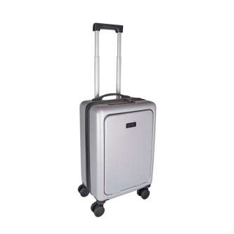 Recycled plastic cabin trolley with laptop compartment, 20"