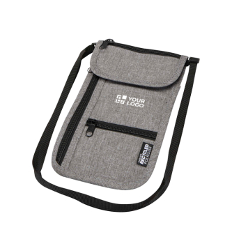 Compact travel bag with multiple pockets and 130cm strap