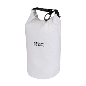 Compact recycled waterproof bag with roll-top closure 1L