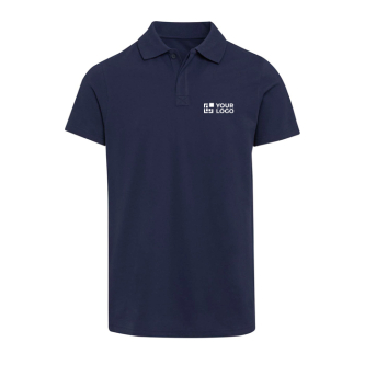 Unisex short-sleeved polo shirt in certified organic cotton 180 g/m2 Elevate