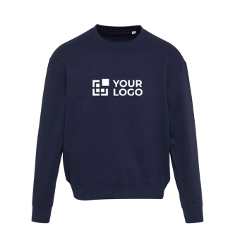 Oversized crew neck eco cotton sweatshirt 280 g/m2 Elevate