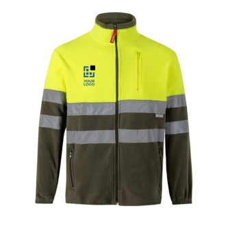 Softshell jacket, reflective, polyester and elastane, 280 g/m2, 