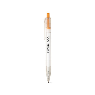 Eco pen made from recycled plastic with black ink, RPET